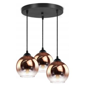design hanglamp koper met drie bollen